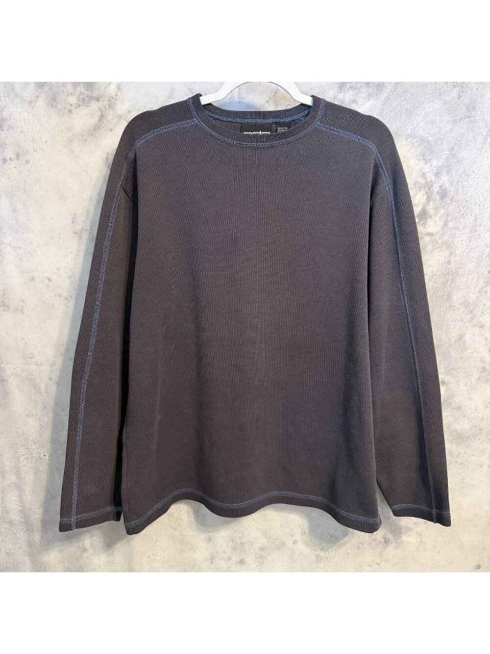 Vintage ODO T Shirt Mens Large L Blue Long Sleeve Y2K Skate